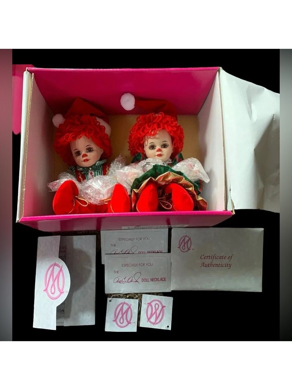 Collectible Marie Osmond "Jingles & Belle" Tiny Tots – Like New